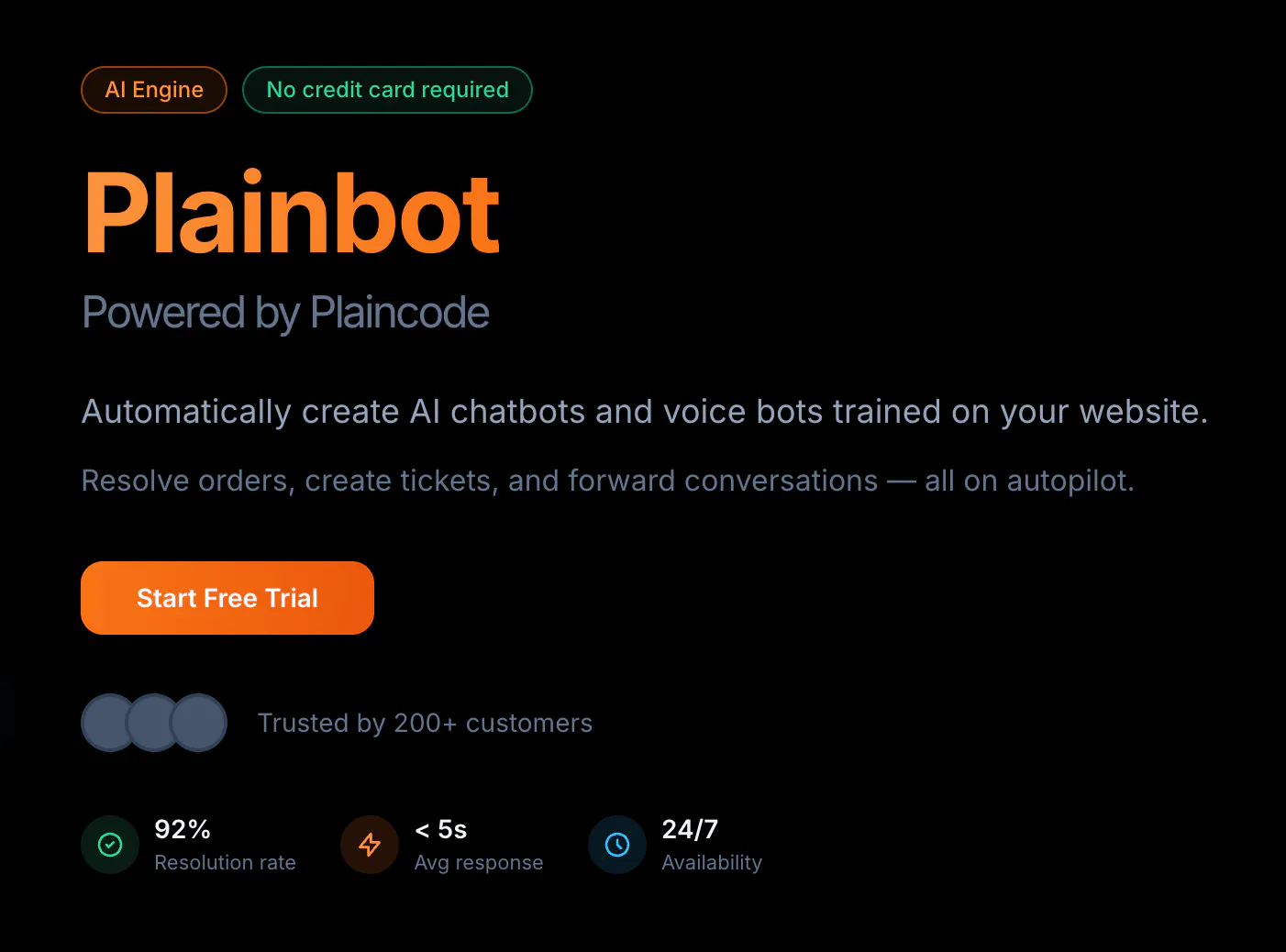 Plainbot のプロダクトバナー