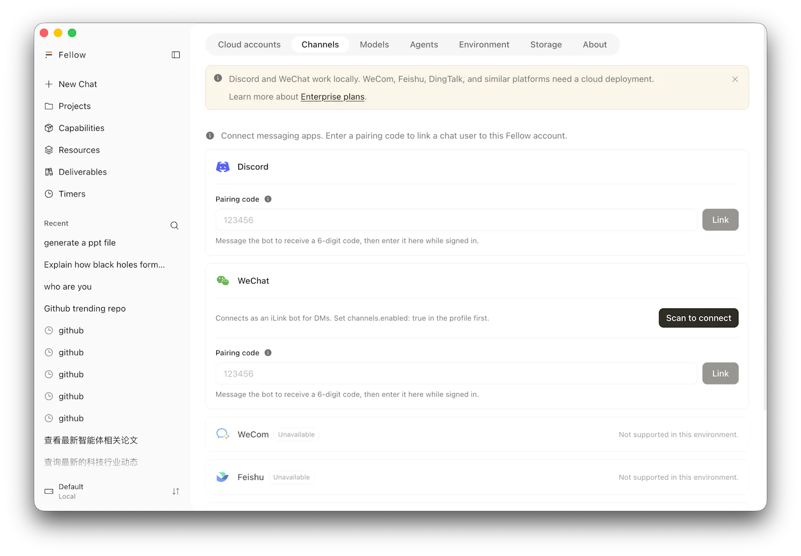 Fellow screenshot 2