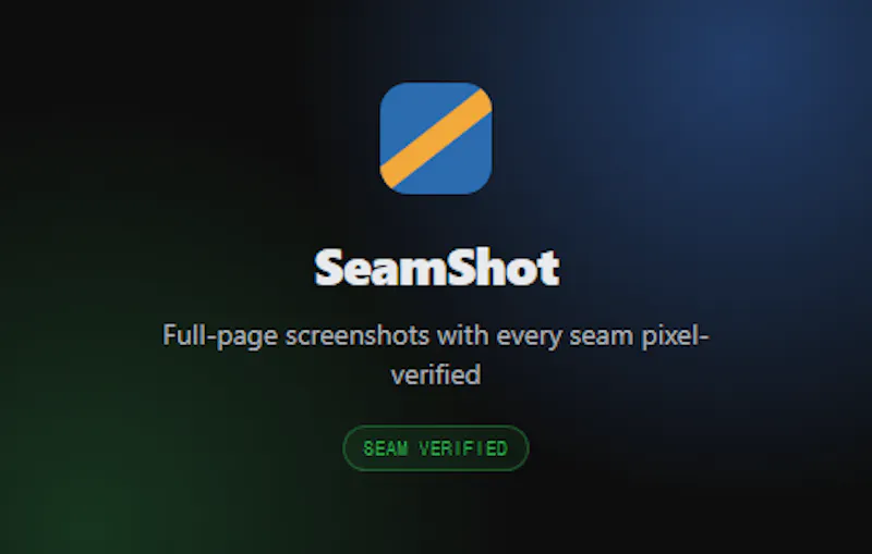 SeamShot screenshot 1