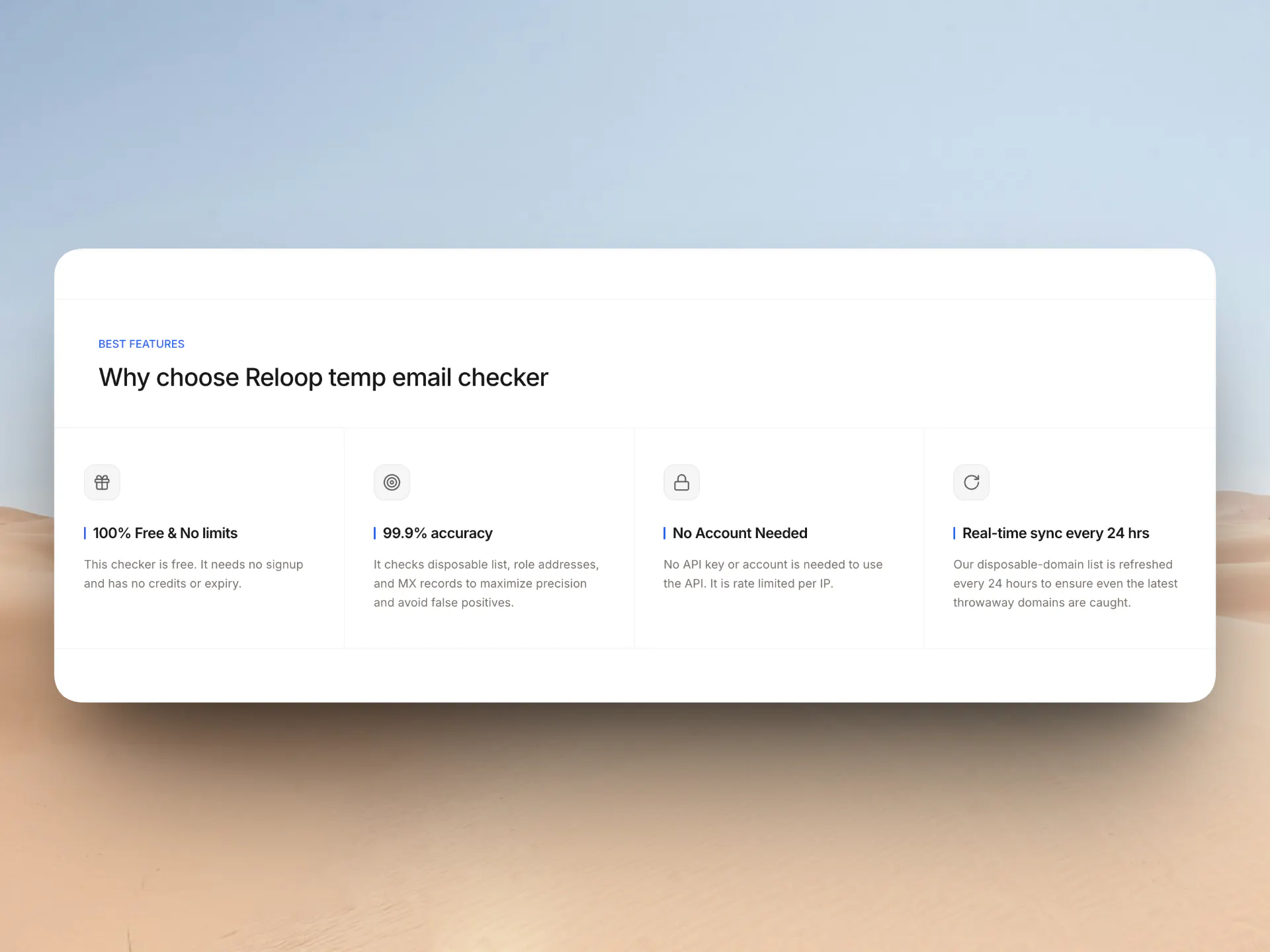 Reloop Temp Email Checker gallery image
