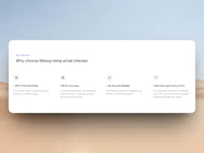 Reloop Temp Email Checker gallery image