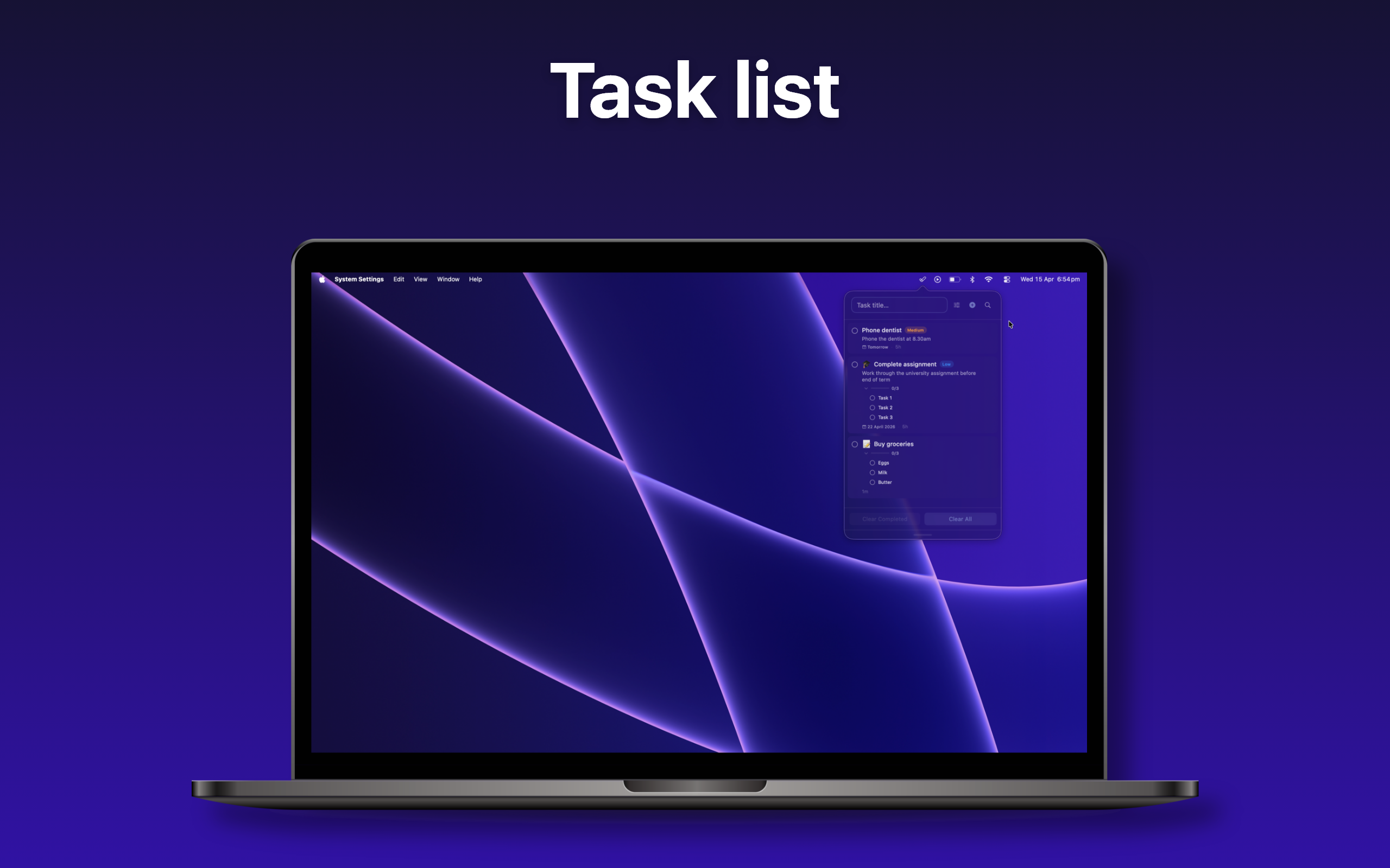 ClearList gallery image