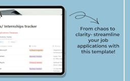 Notion Job Applications Tracker media 3