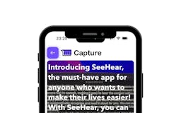SeeHear - Text Capture media 2