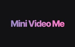 Mini Video Me media 1
