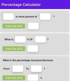 Percentage Calculator gallery image