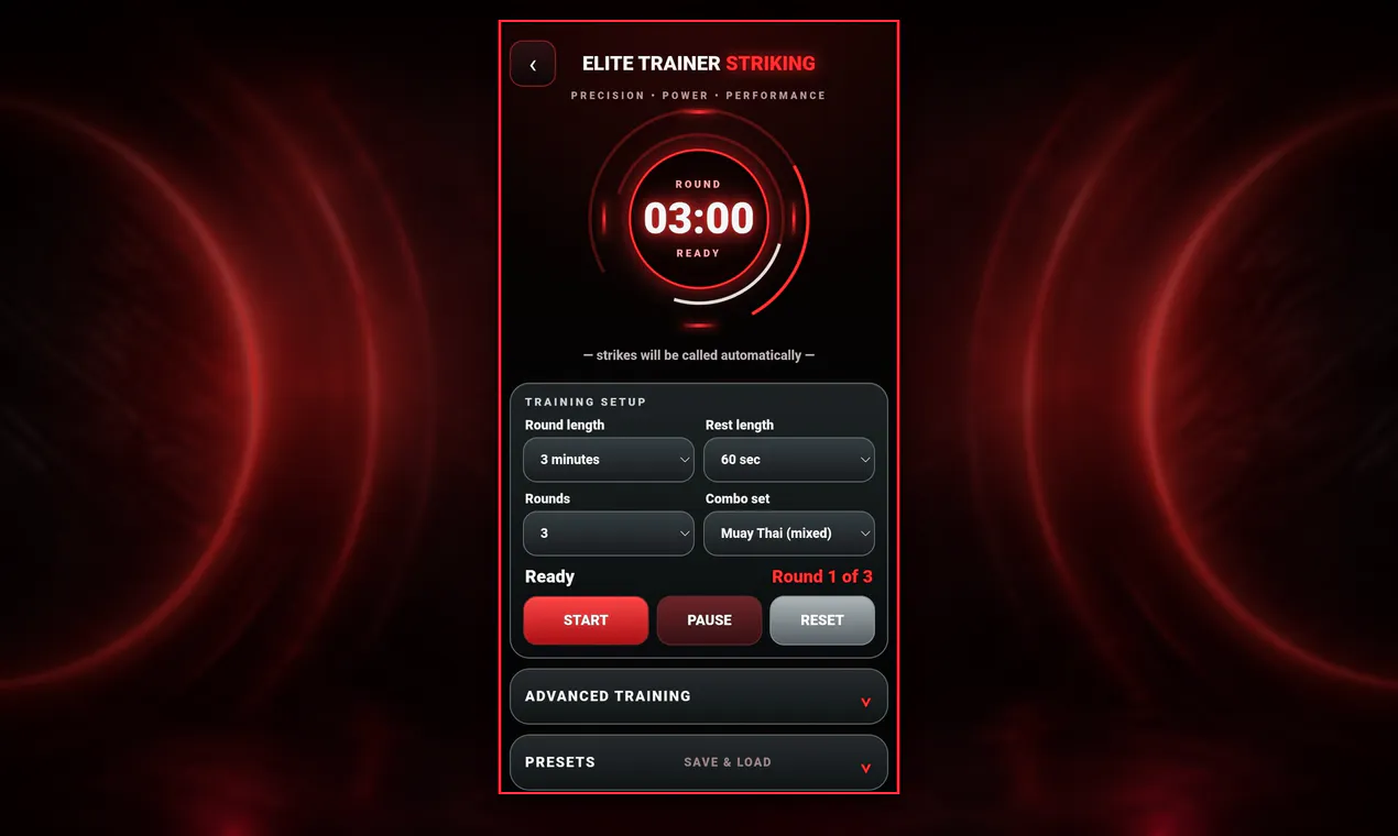 Elite Trainer Striking gallery image