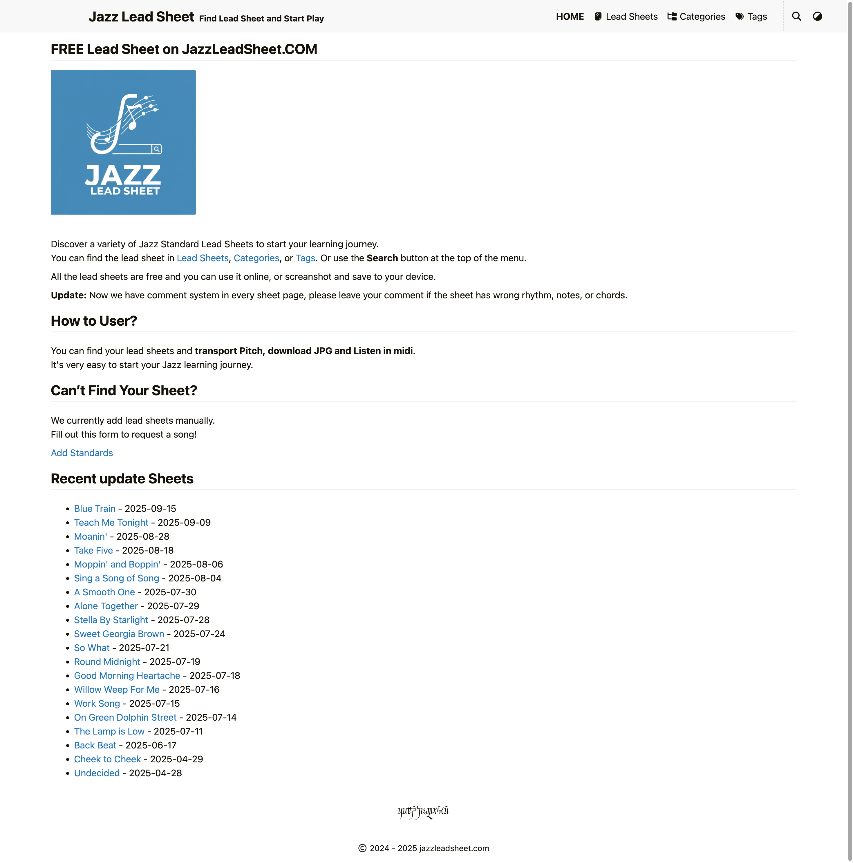 Foglio di piombo jazz - Facile imparare il tuo foglio di piombo jazz media 1