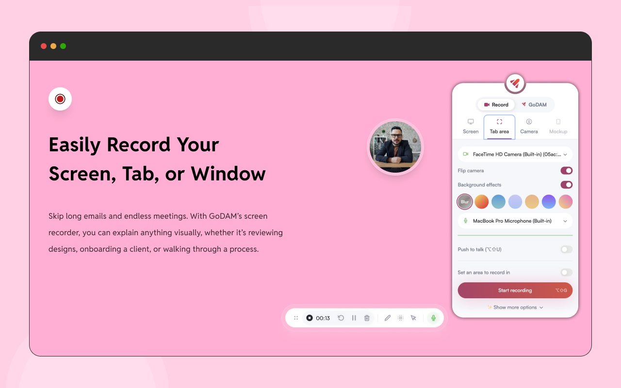 Godam Screen Recorder media 1