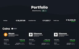 Coinvue - Cryptocurrency Portfolio Tracker media 1