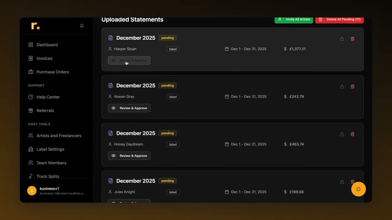 Roster Royalties gallery image