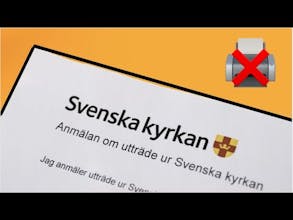 Gå ur Svenska Kyrkan gallery image