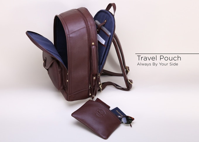 The Leather Duffle Backpack gallery image