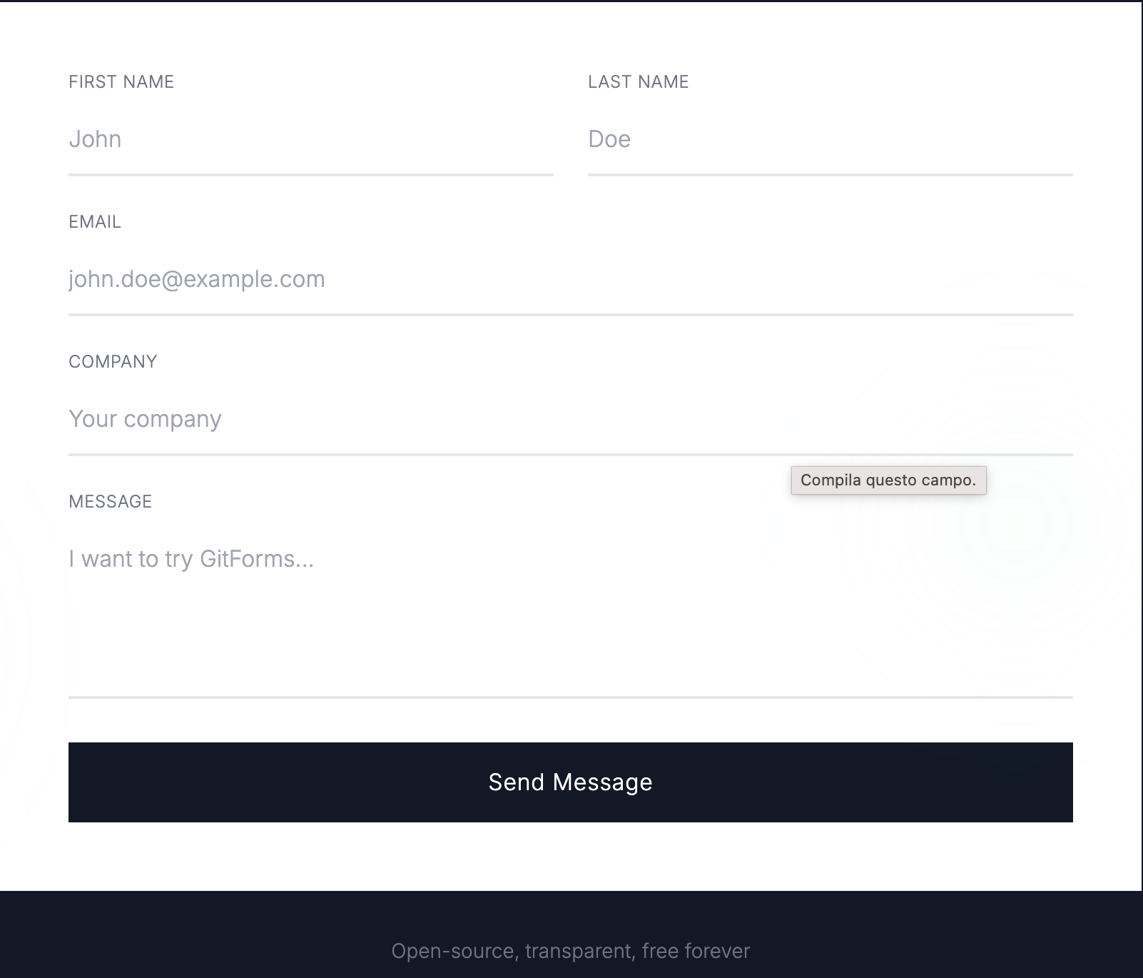 GitForms gallery image