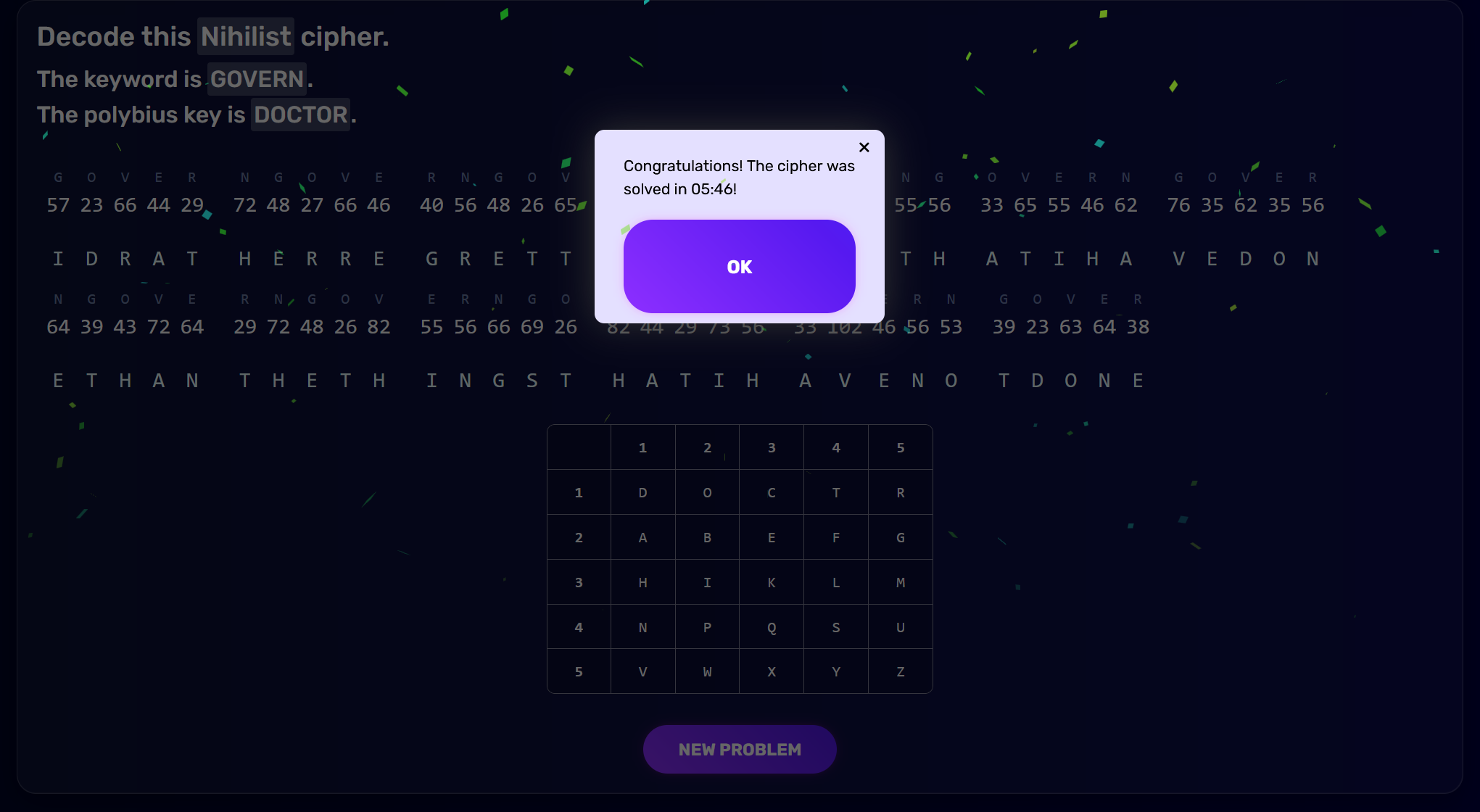 Media Cipher Arena - Aplikasi web cryptogram multiplayer untuk peminat teka -teki 11