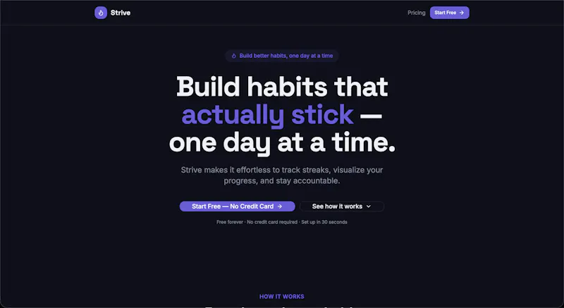 Strive-Build Better Lasting Habits screenshot 2
