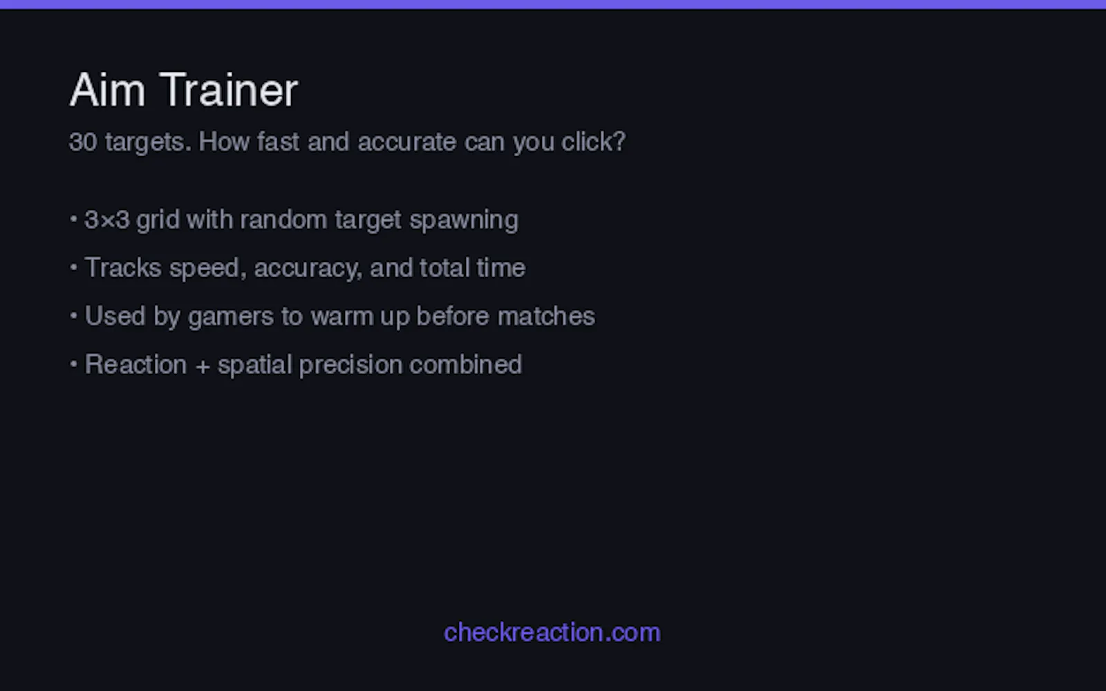 CheckReaction — Free Cognitive Tests screenshot 2
