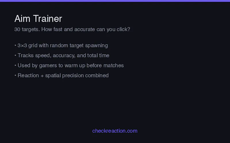CheckReaction — Free Cognitive Tests screenshot 2