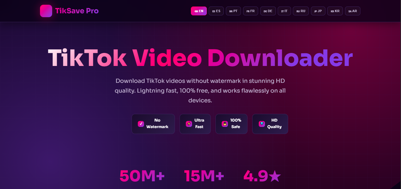 TikTok Downloader logo
