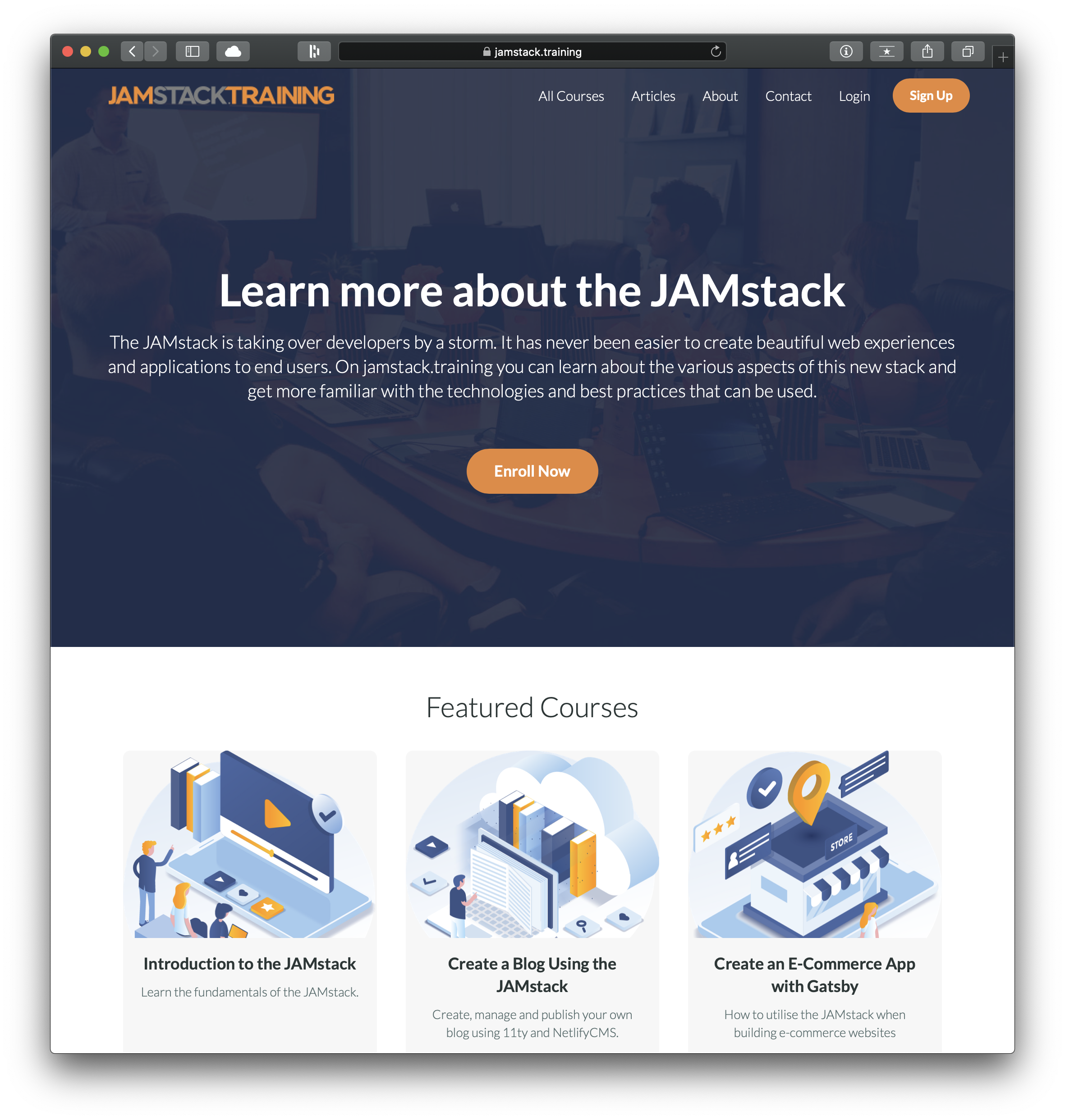 Jamstack.training gallery image