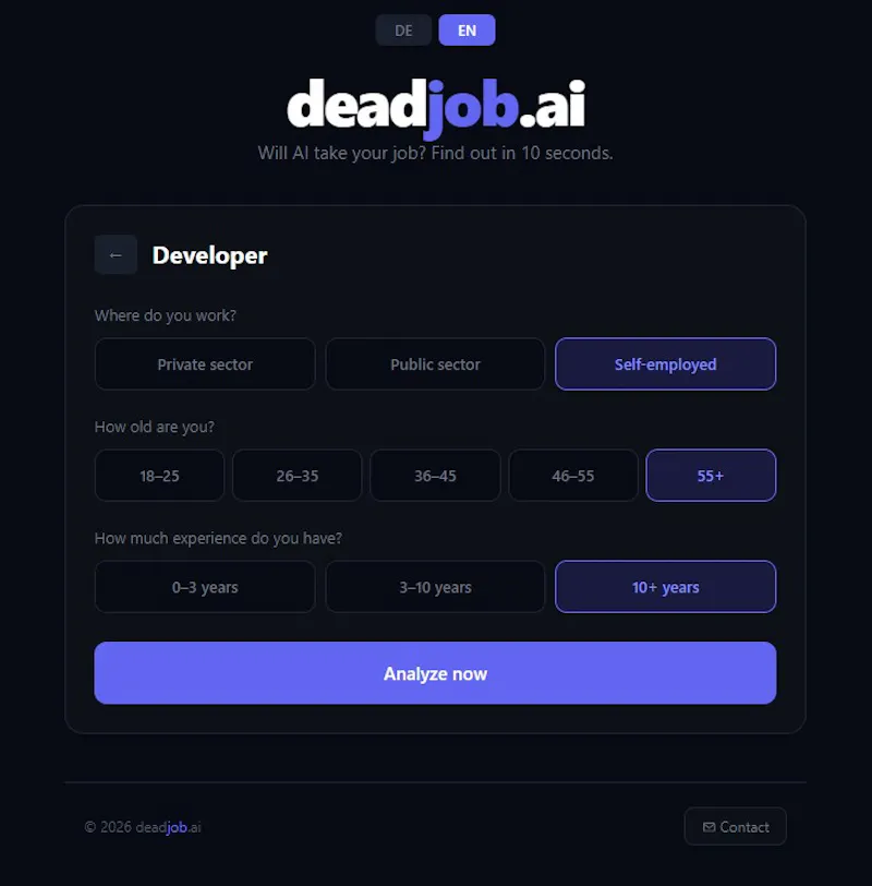 deadjob.ai screenshot 2