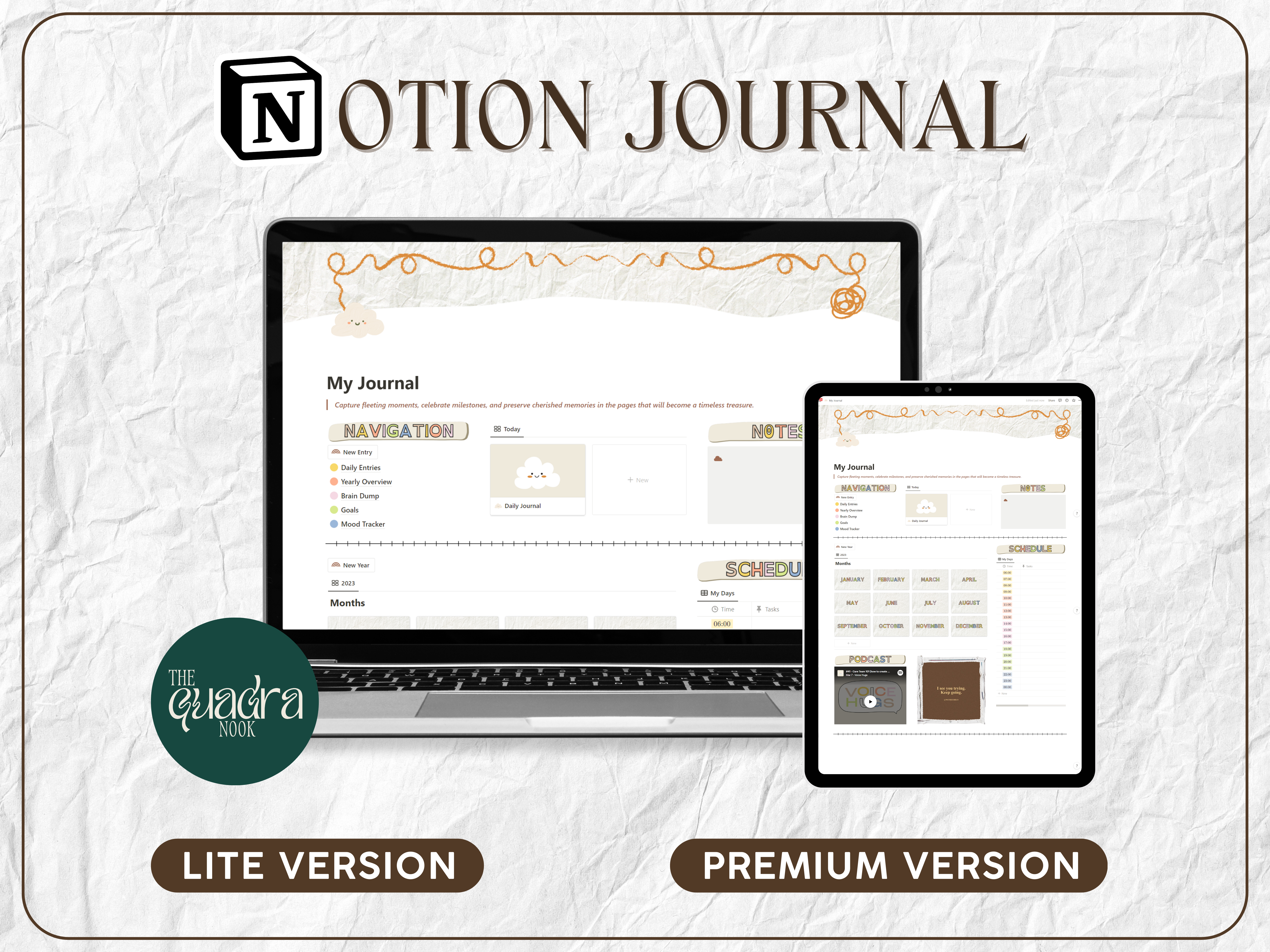 startuptile Notion Journal-Where ideas blossom and success takes flight