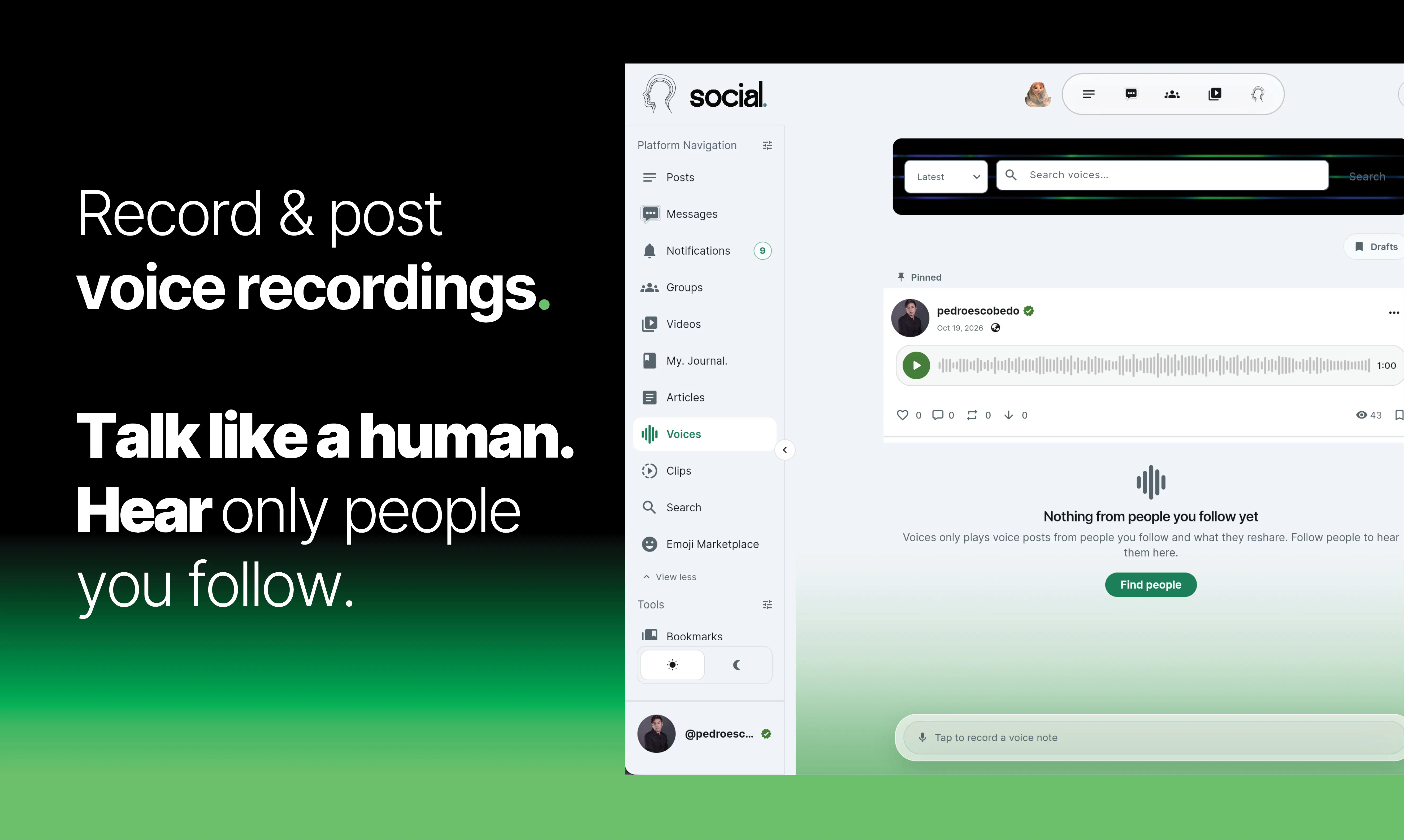 social. profile. gallery image