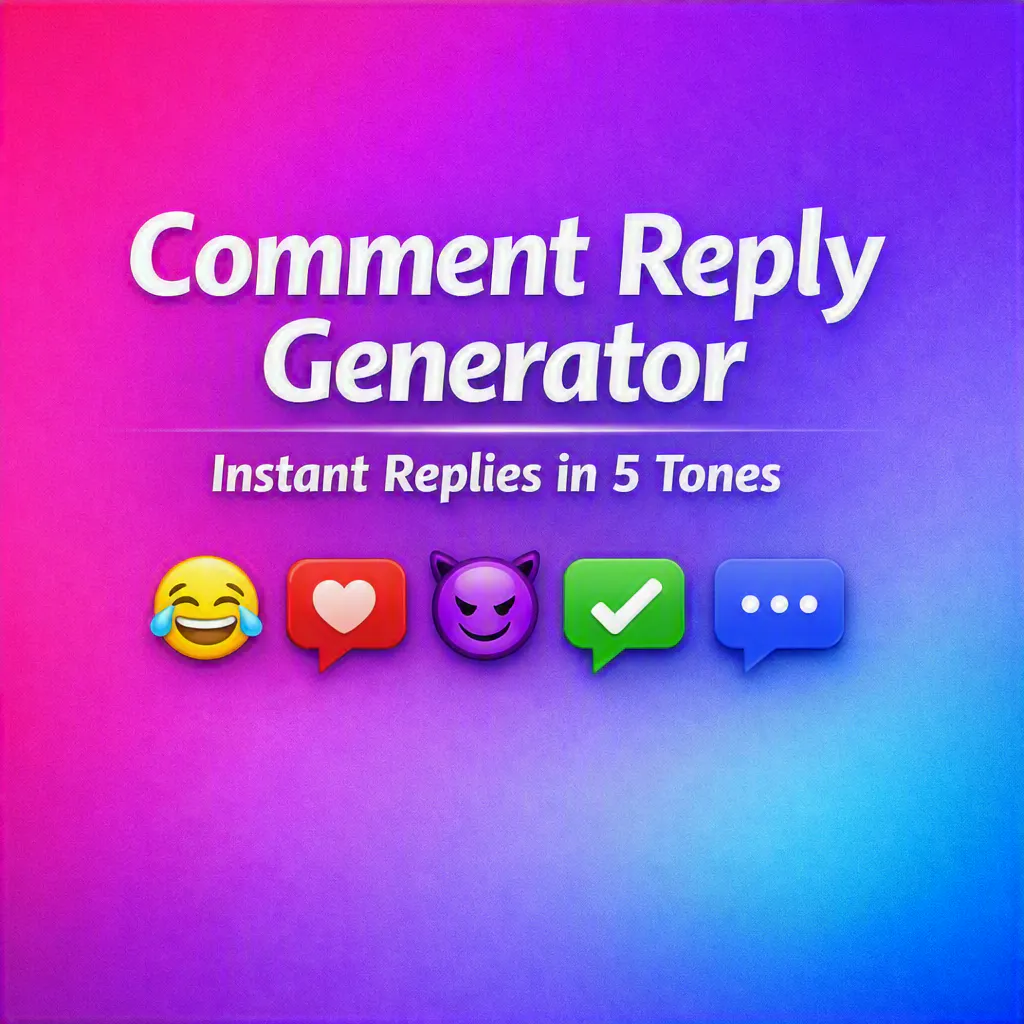 Banner del producto Comment Reply Generator