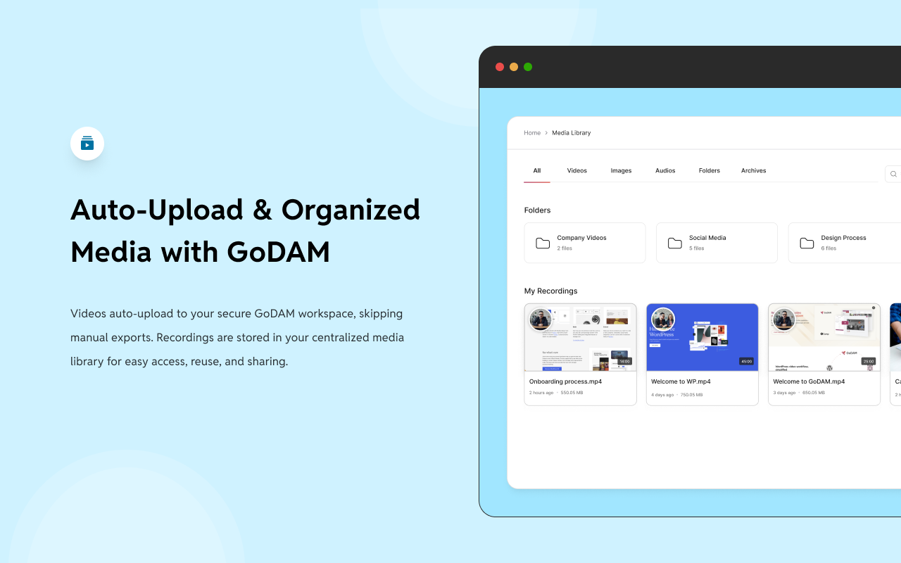 Godam Screen Recorder media 2