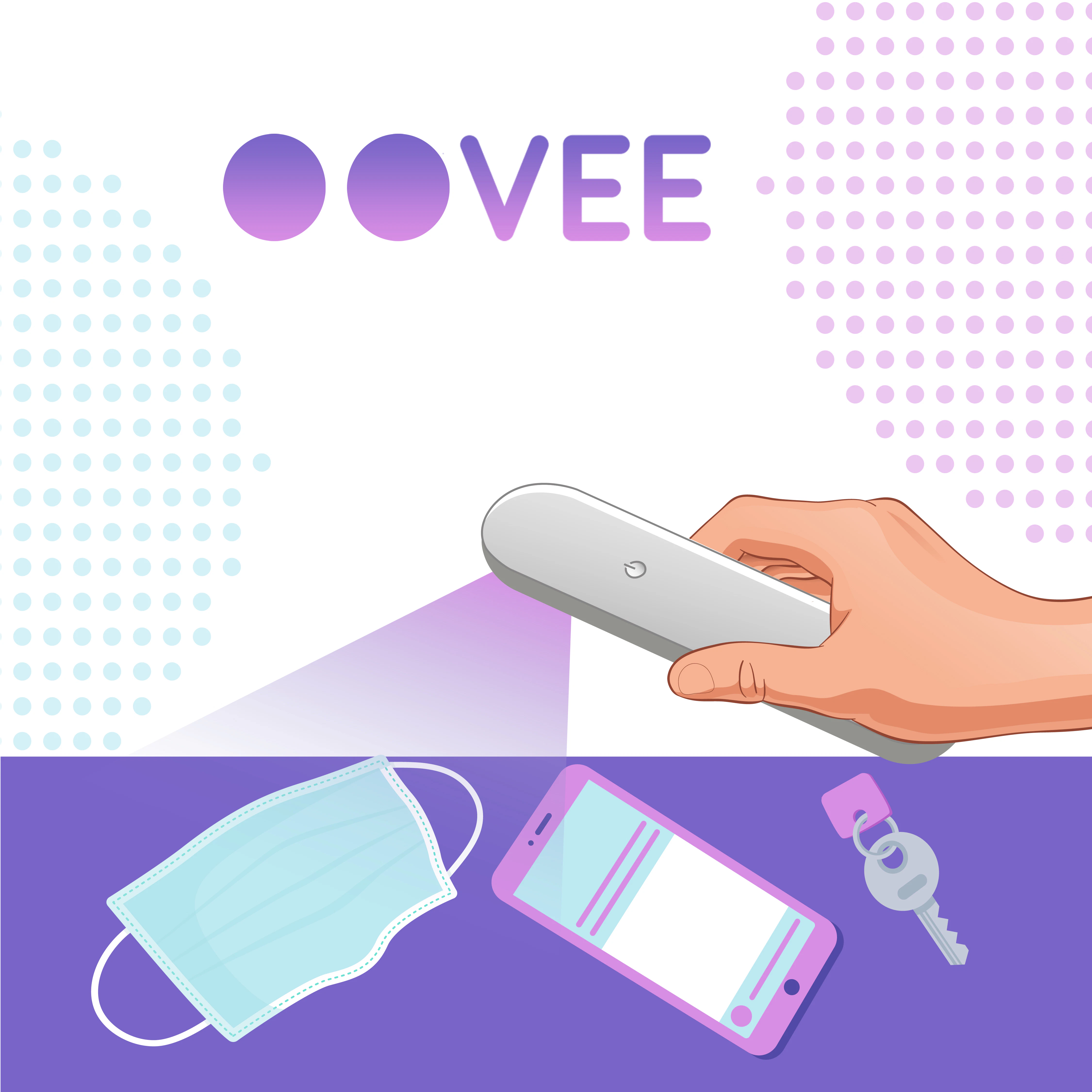 OoVee UV-C Sterilization Wand