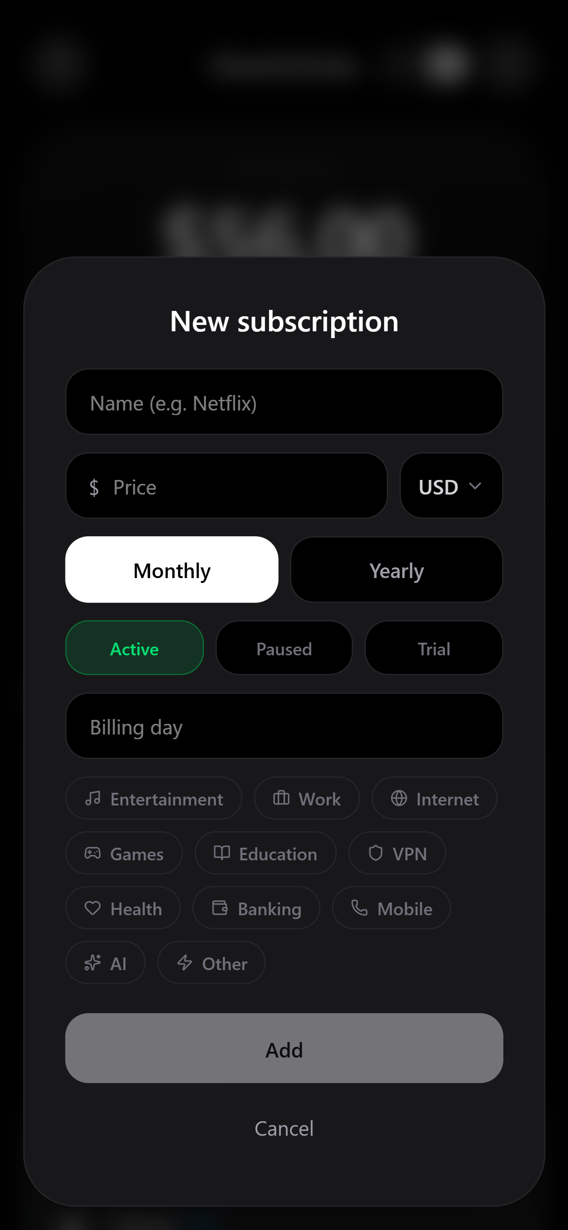 CheckUrSubs - Screenshot 3 showing product features and functionality