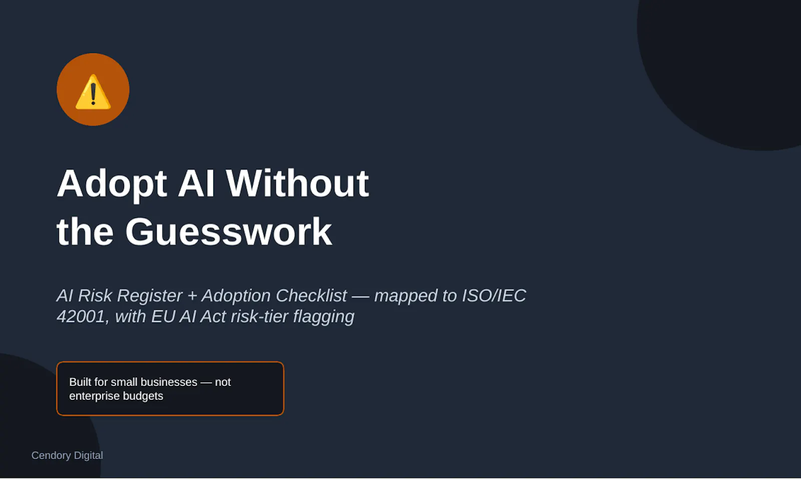AI Risk Register + Adoption Checklist screenshot 5