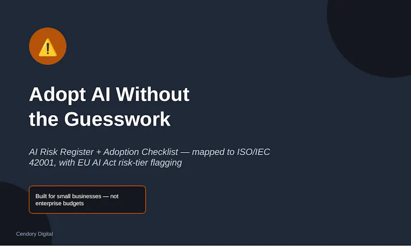 AI Risk Register + Adoption Checklist screenshot 5