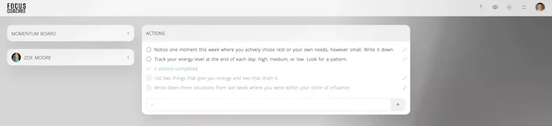 FocusCoachee screenshot 5