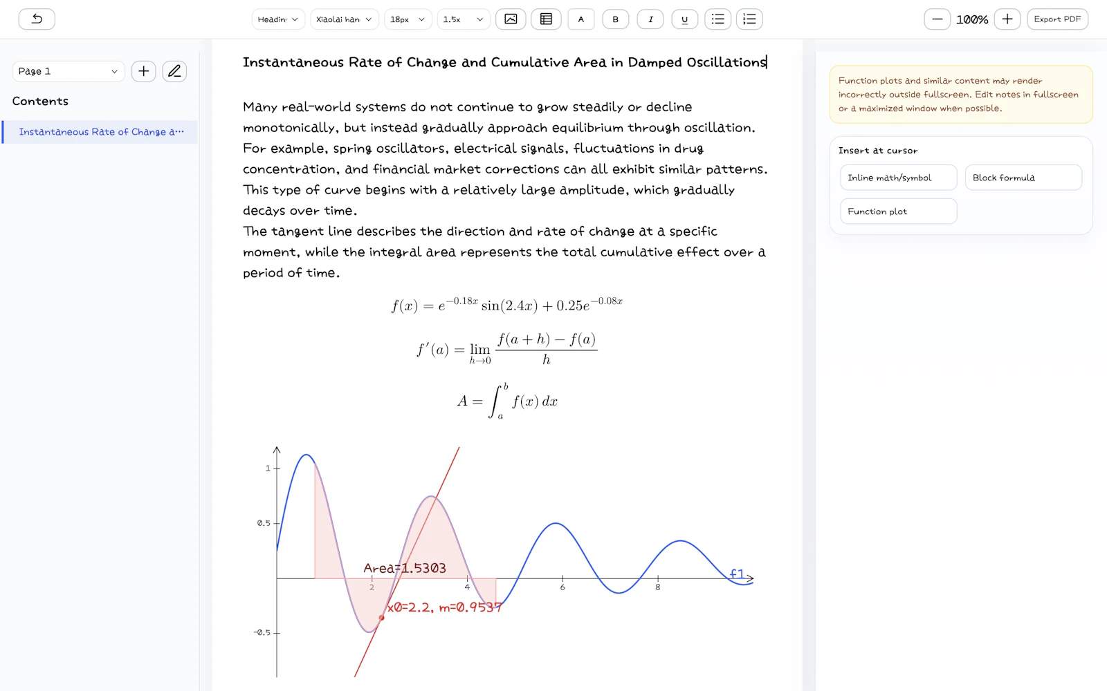 MathDraft screenshot 3