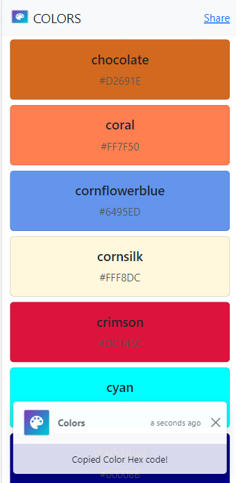 Websafe Colors Picker media 2
