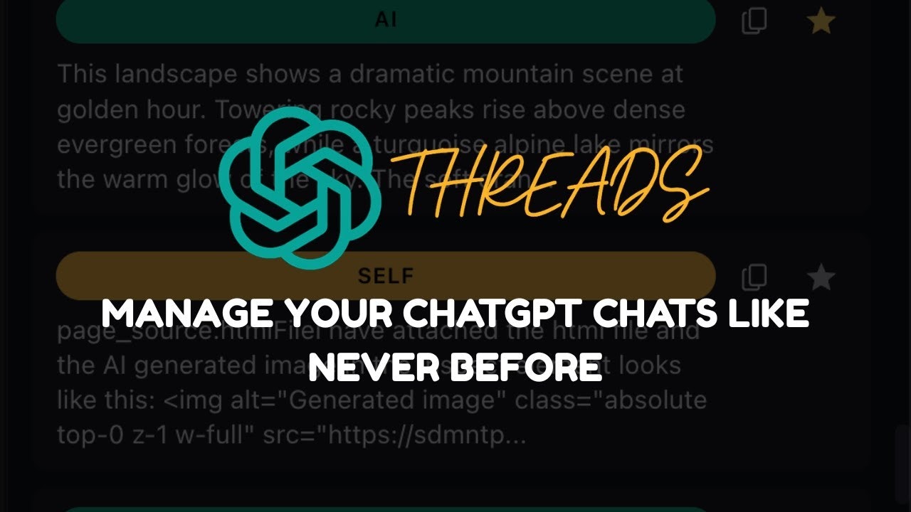 GPT Threads Manager gallery image