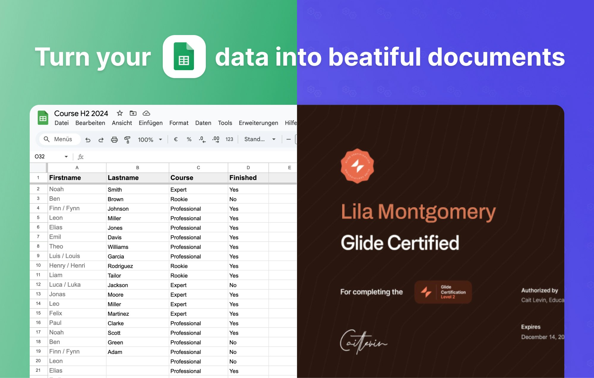 Docsautomator для Google Sheets - Превратить данные Google Sheets в PDF и Google Docs без кода медиа 2