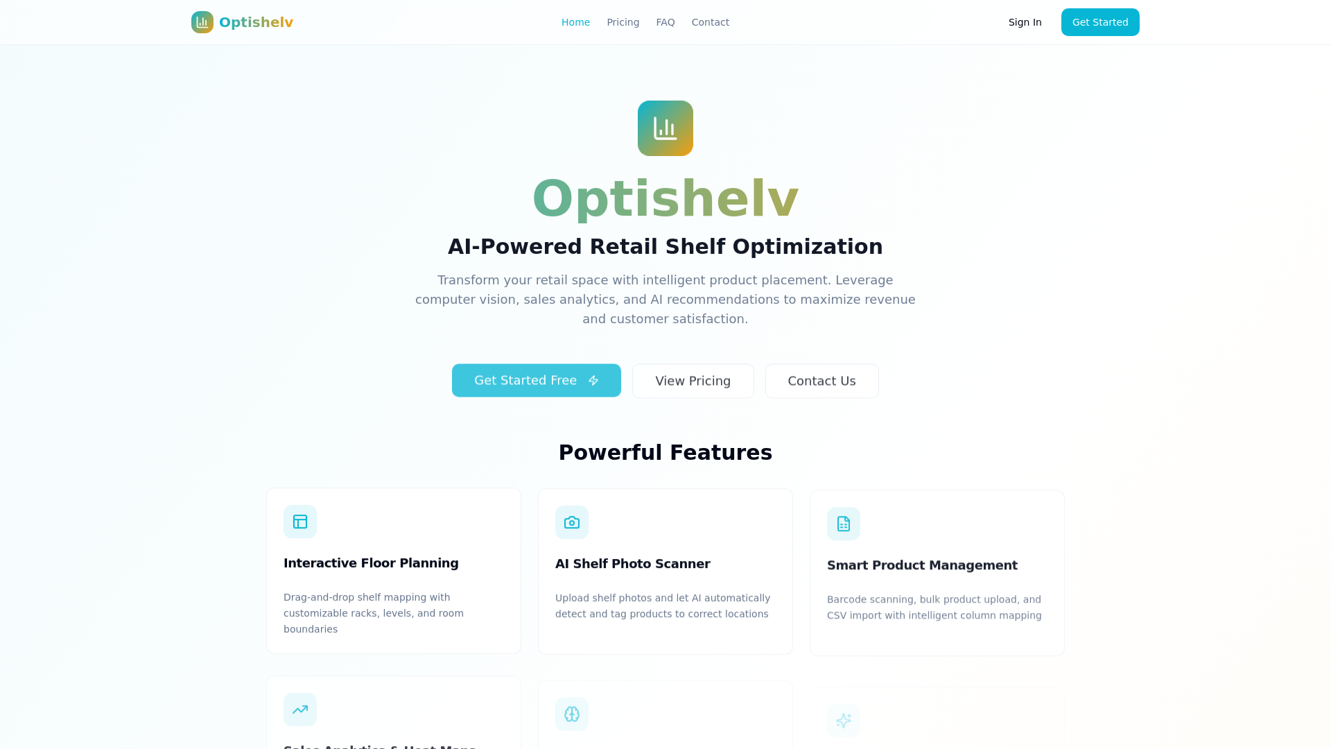 Optishelv - Main product screenshot demonstrating key features and user interface