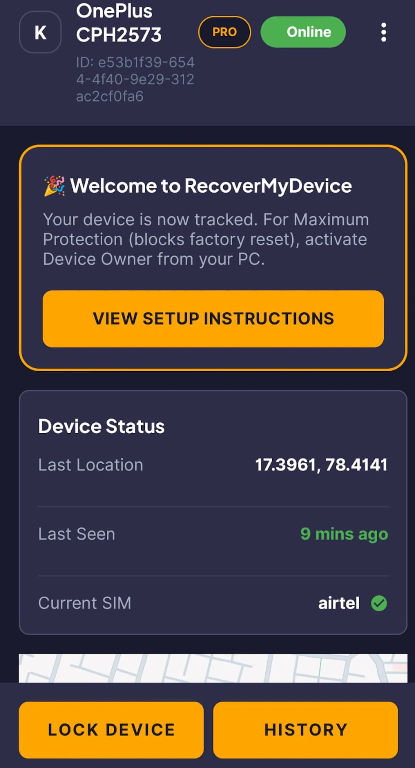 RecoverMyDevice screenshot 1