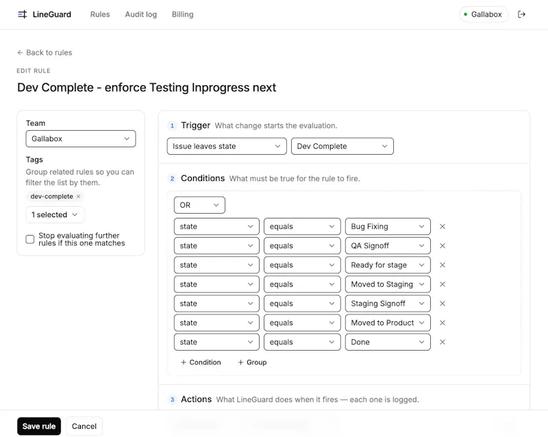 LineGuard screenshot 3