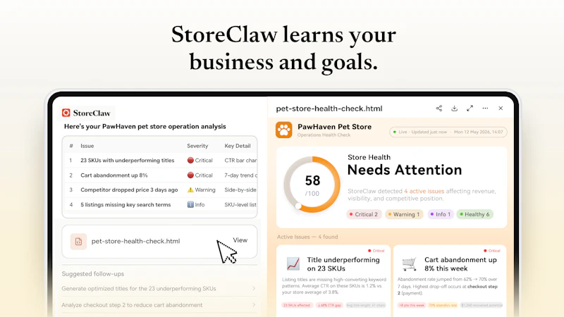 StoreClaw screenshot 3