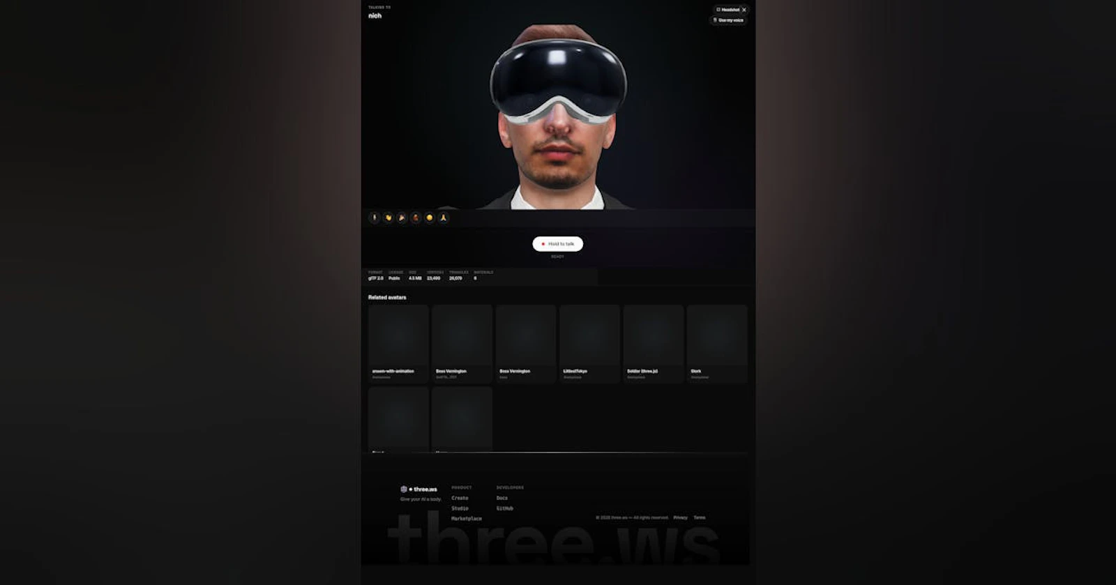 three.ws screenshot 4