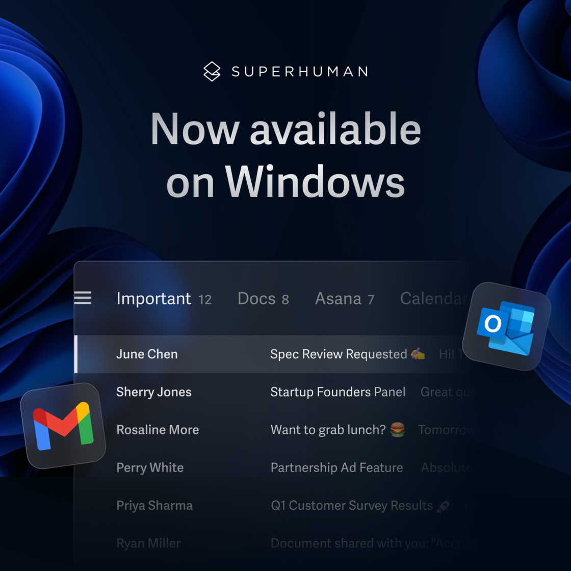 startuptile Superhuman for Windows-Fly through your inbox even faster than before