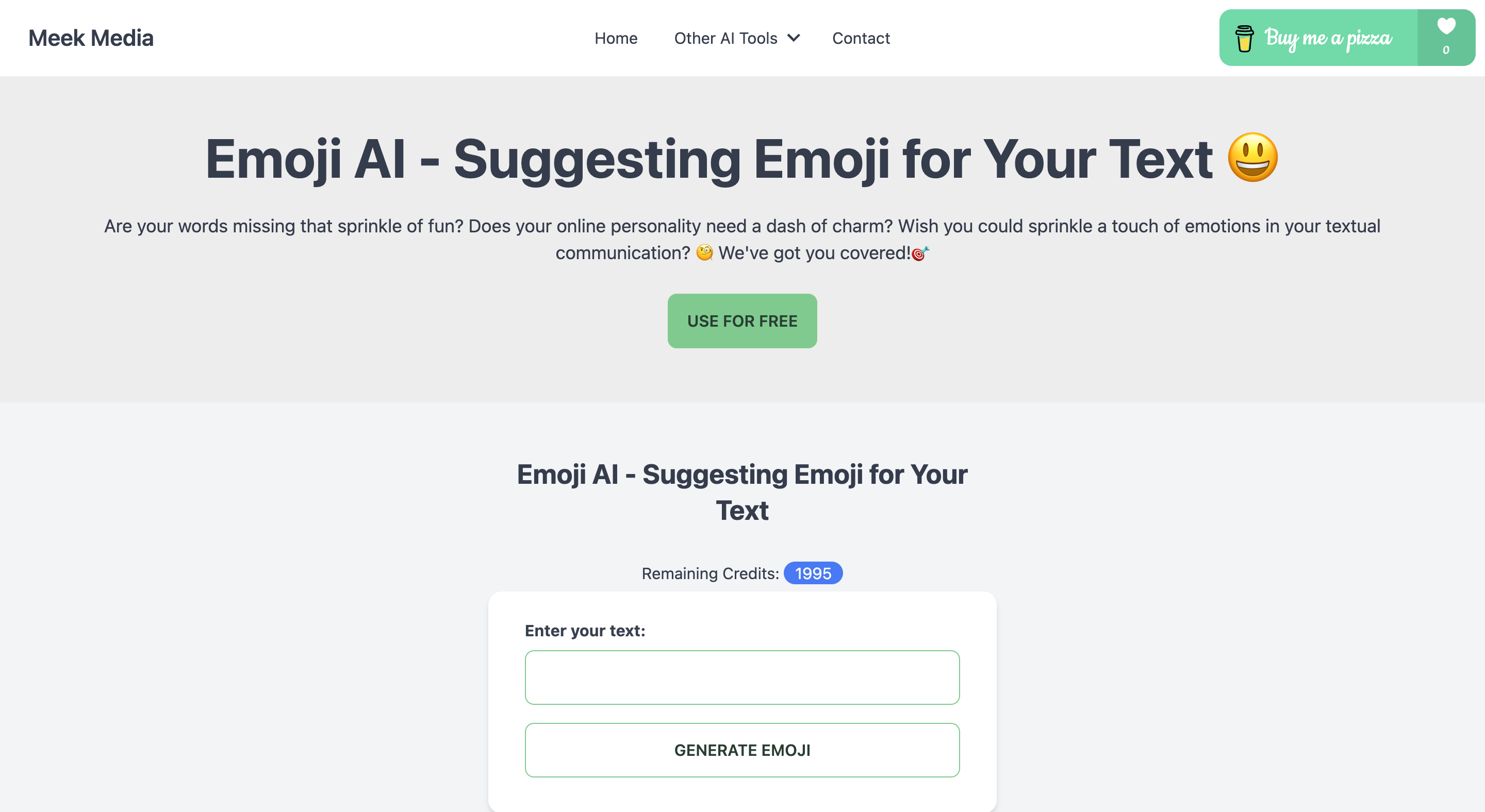 Emoji AI - Suggesting Emoji for Text media 2