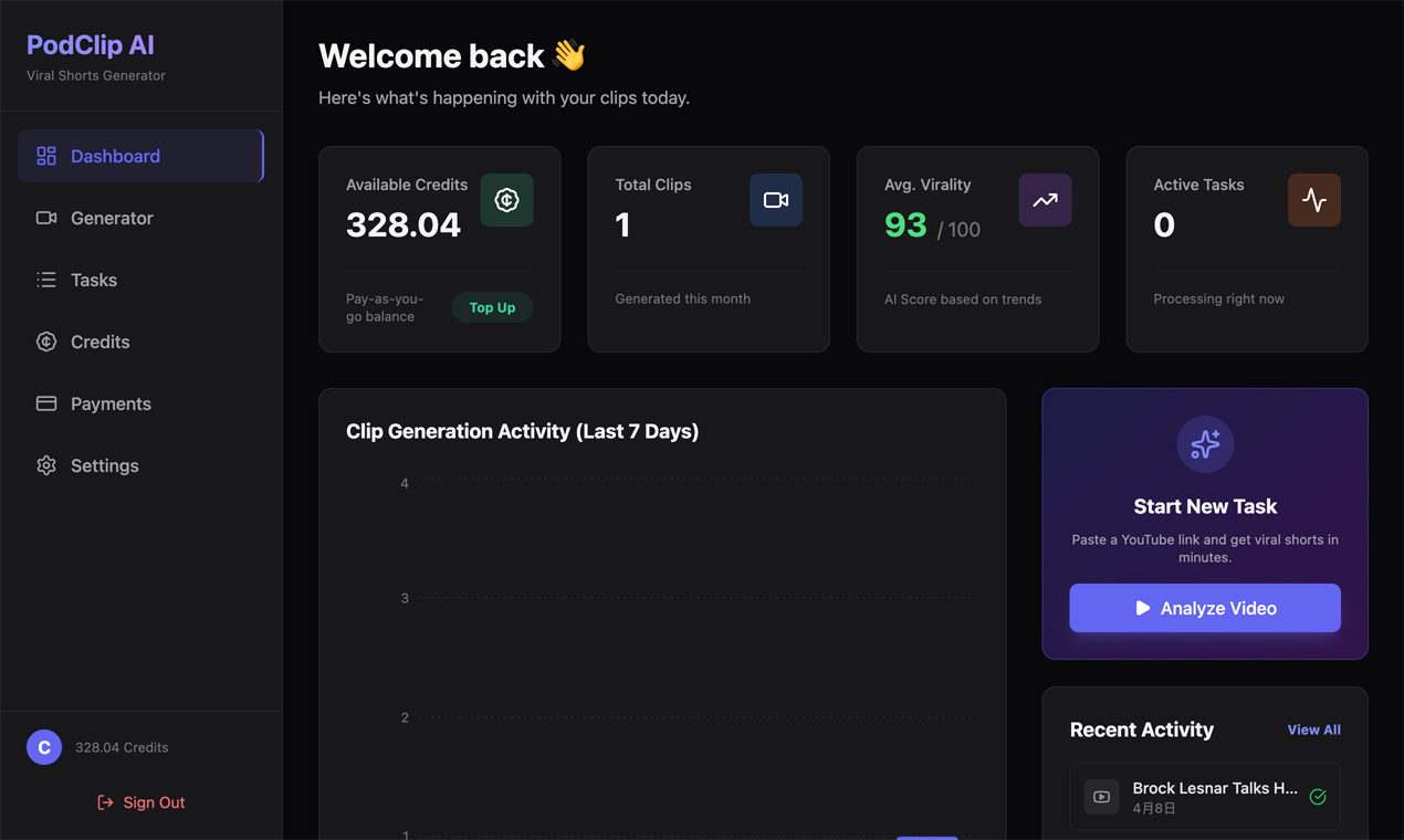 PodClip AI gallery image
