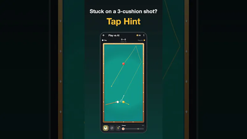 Carom Master: Billiards screenshot 1 (video preview)