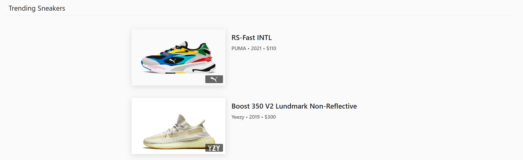 SneakerDB gallery image