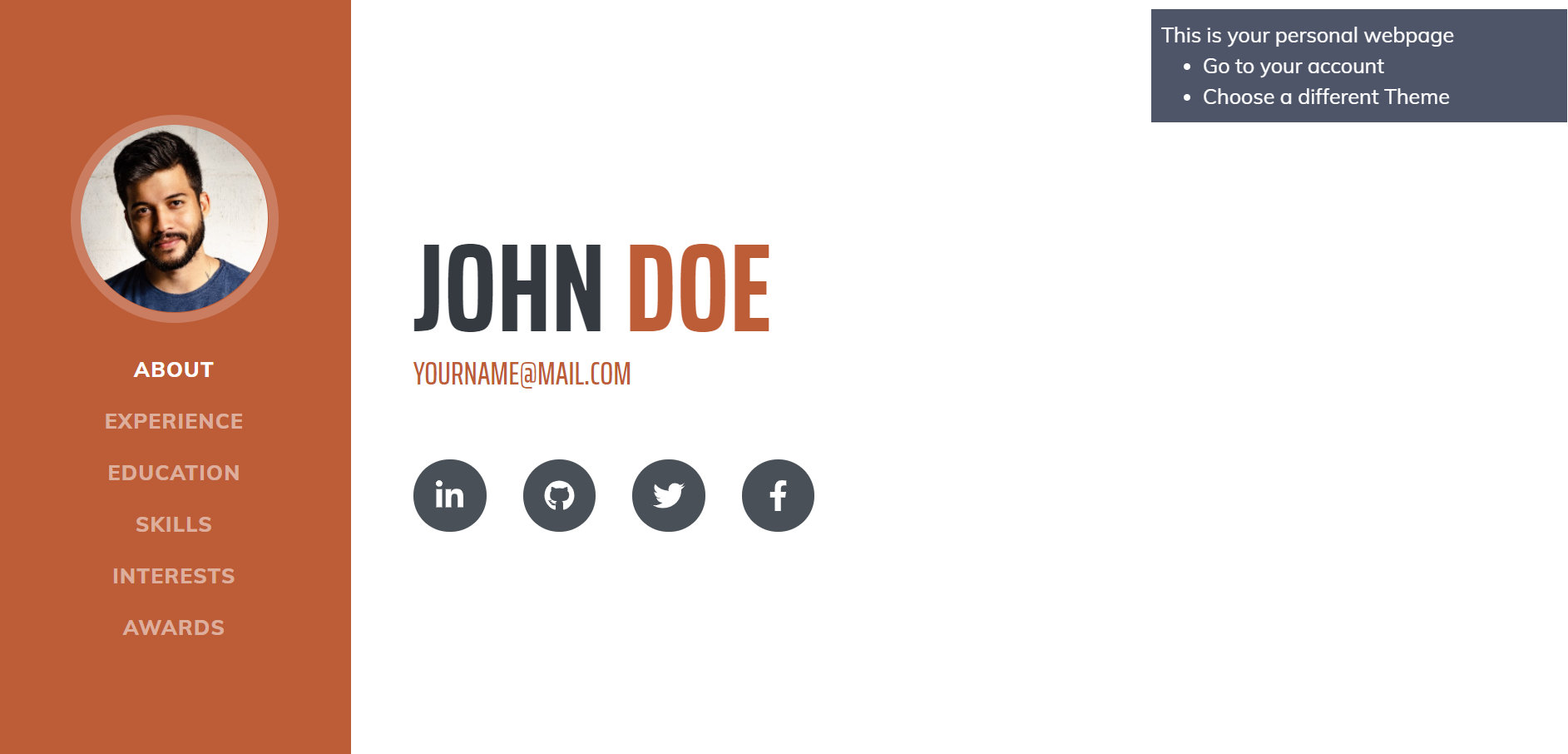 LinkedCV gallery image