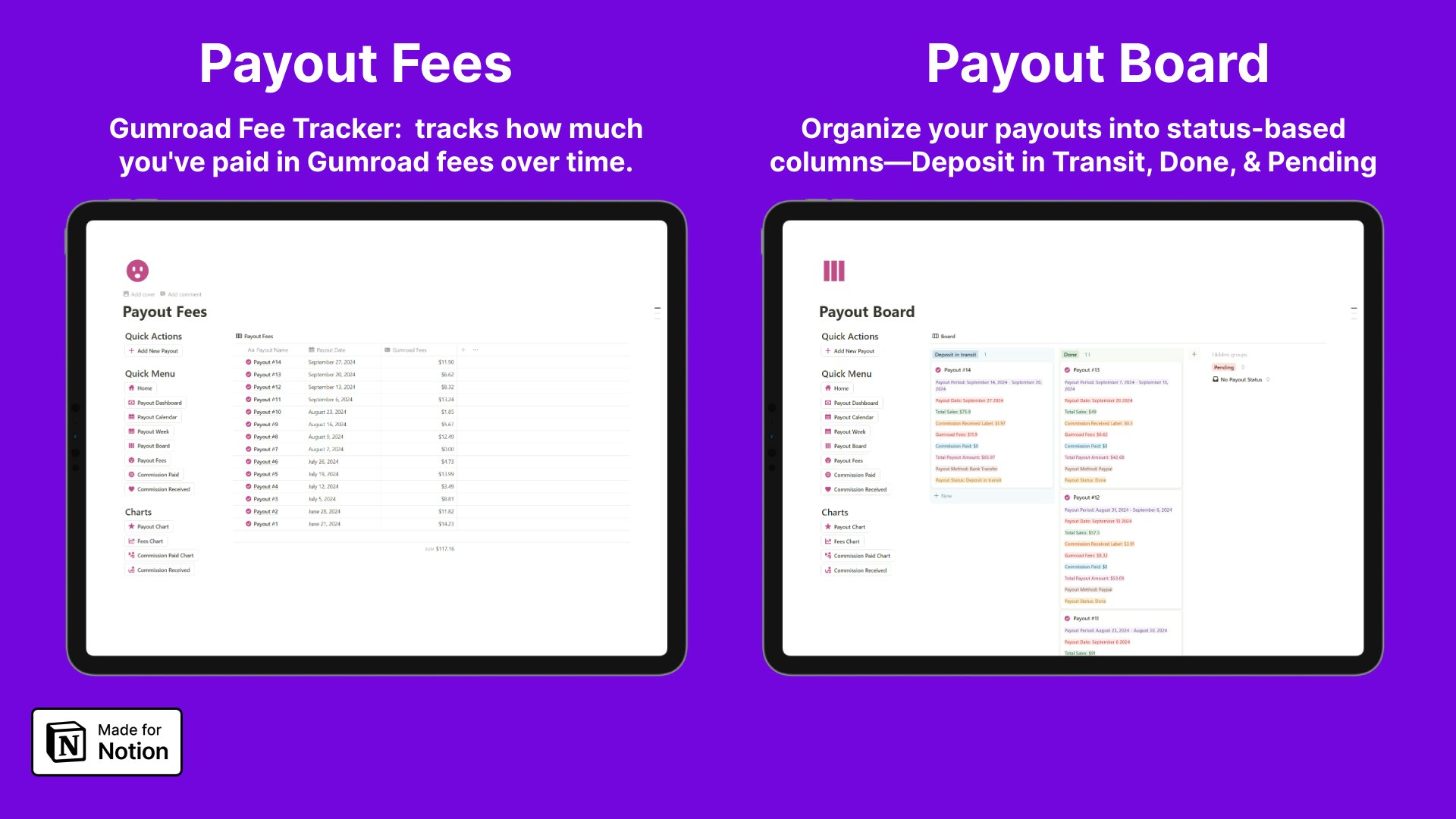 Gumroad ödeme izleyici medya 3
